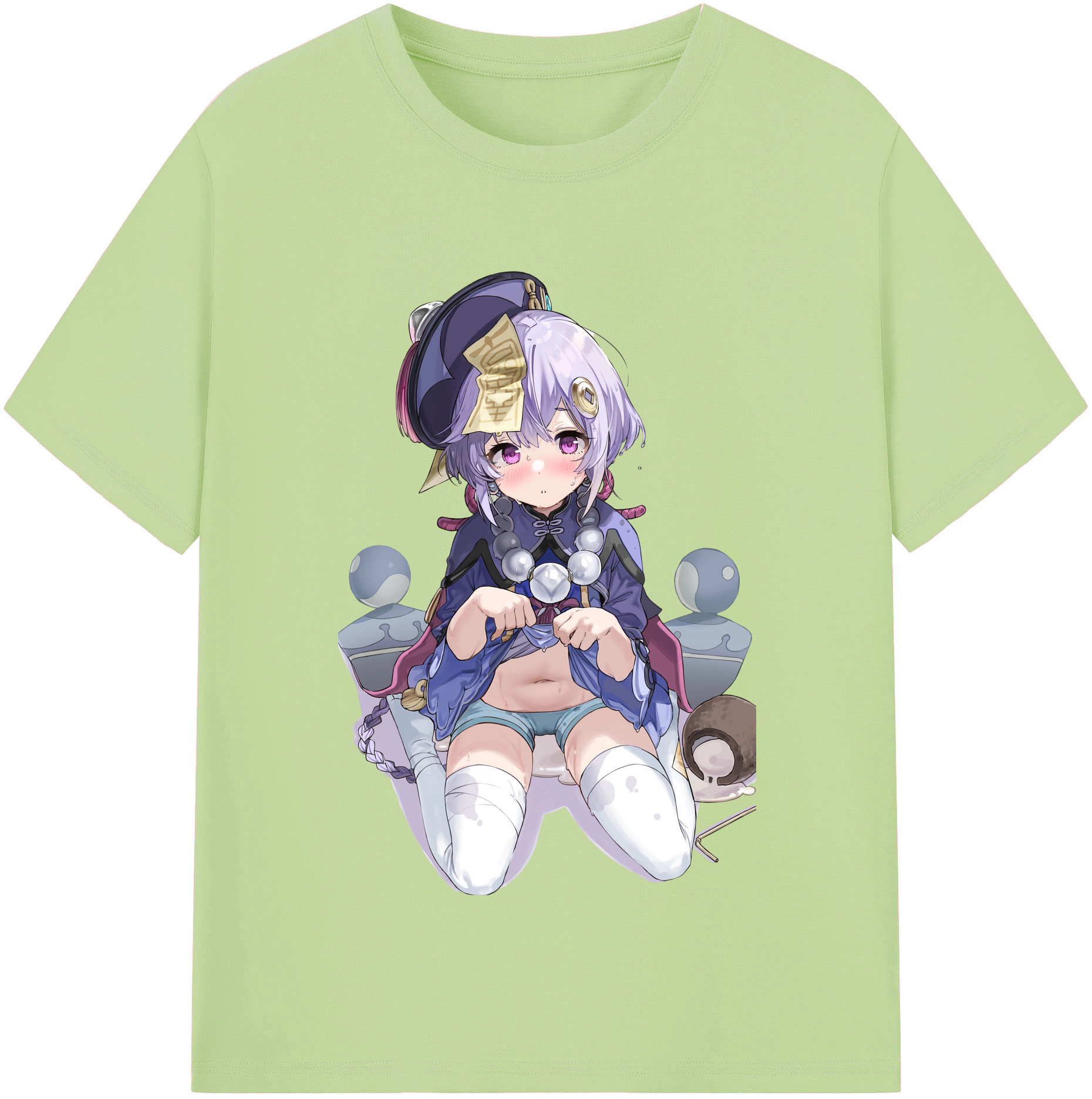 げんし神 七七 なな  genshin Nana 綿100％半袖Tシャツ（フロントプリント）
